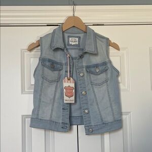Wax Jean Light Blue Denim Vest